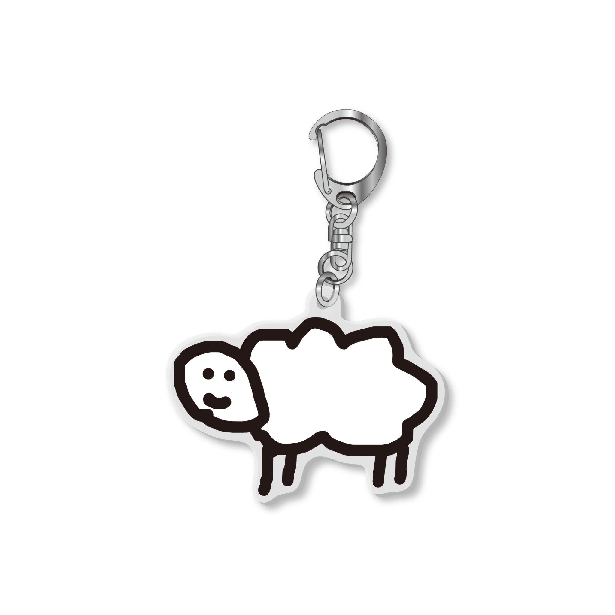 通りすがりのひつじちゃんアクキー