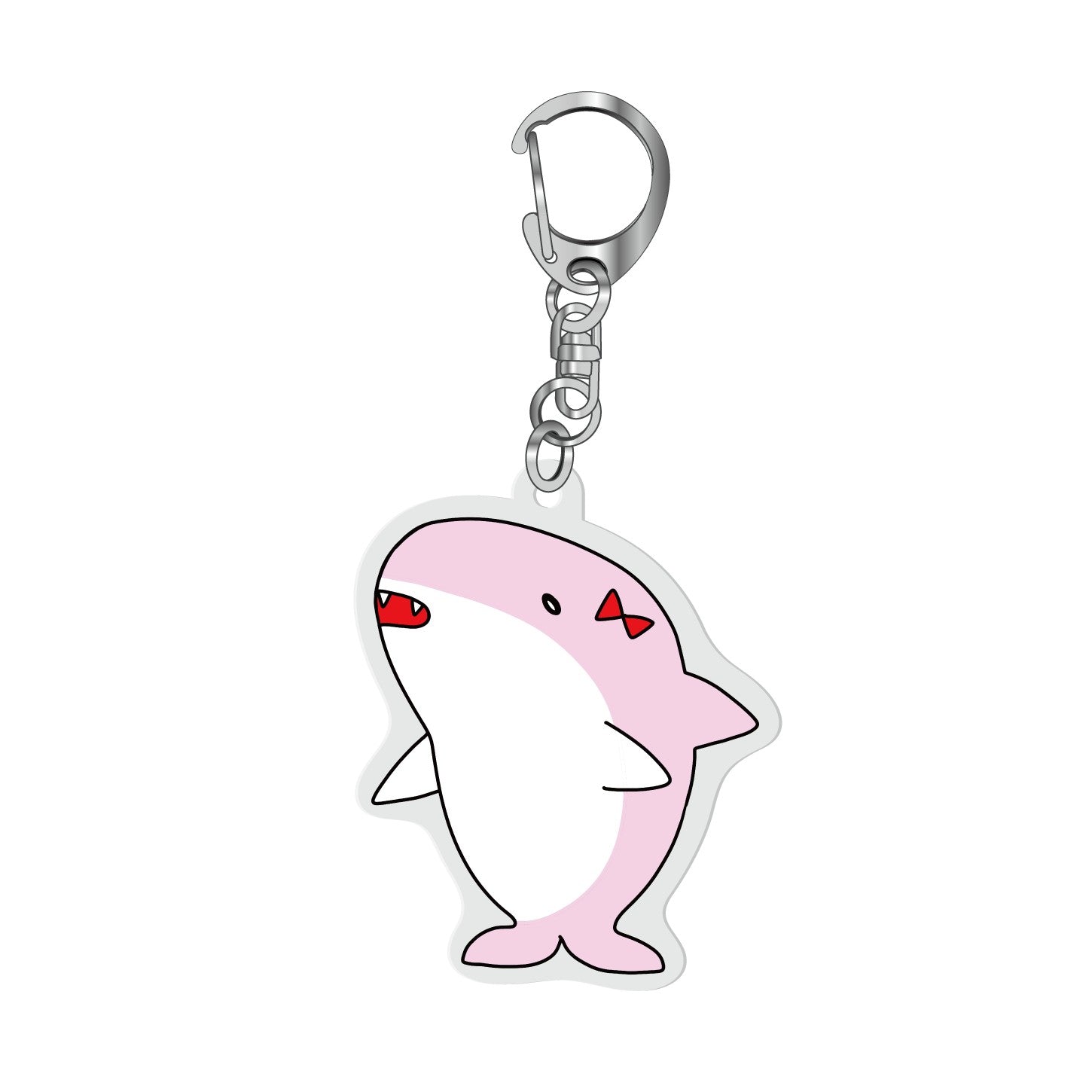 ピンクサメキーホルダー