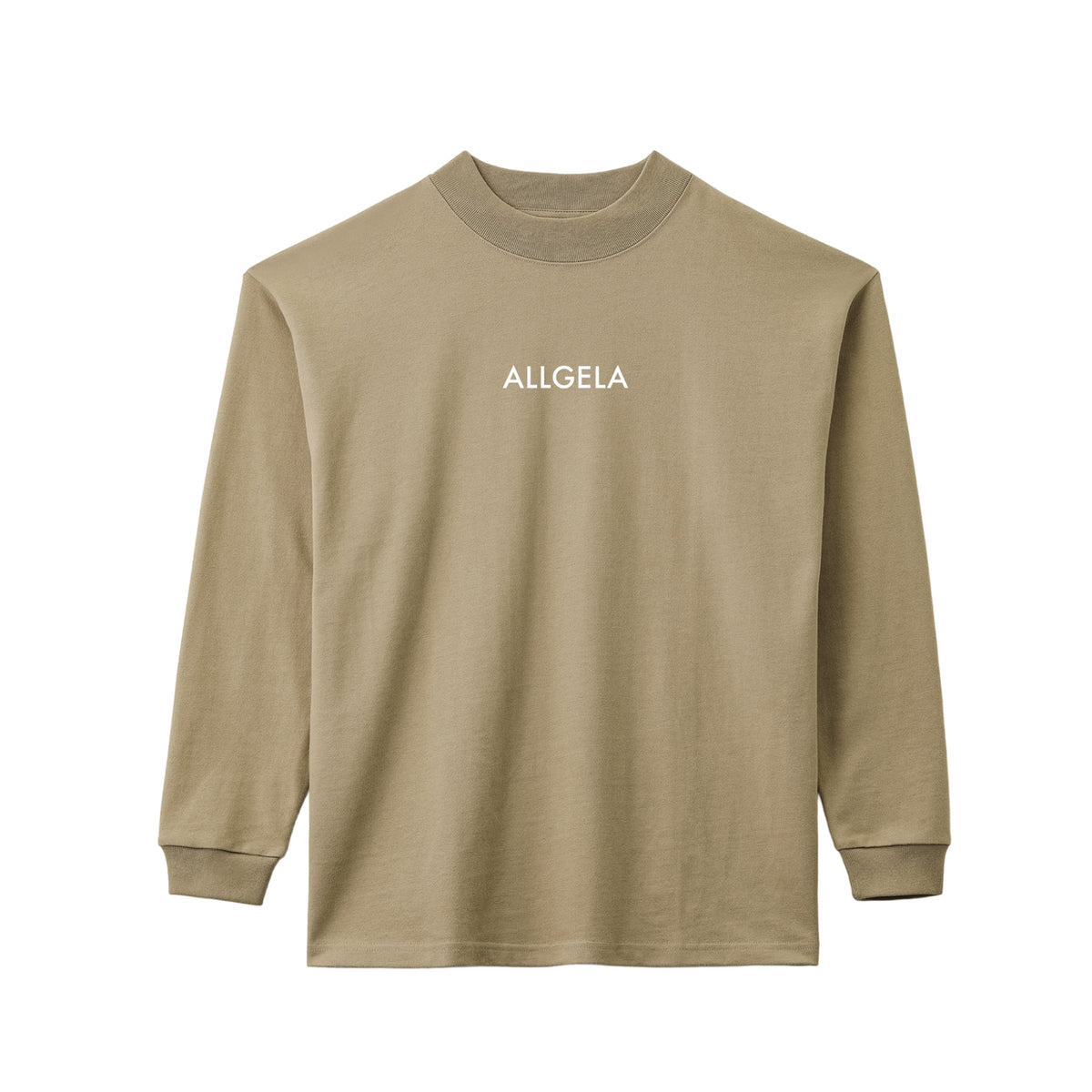 ALLGELAモックネックロンT